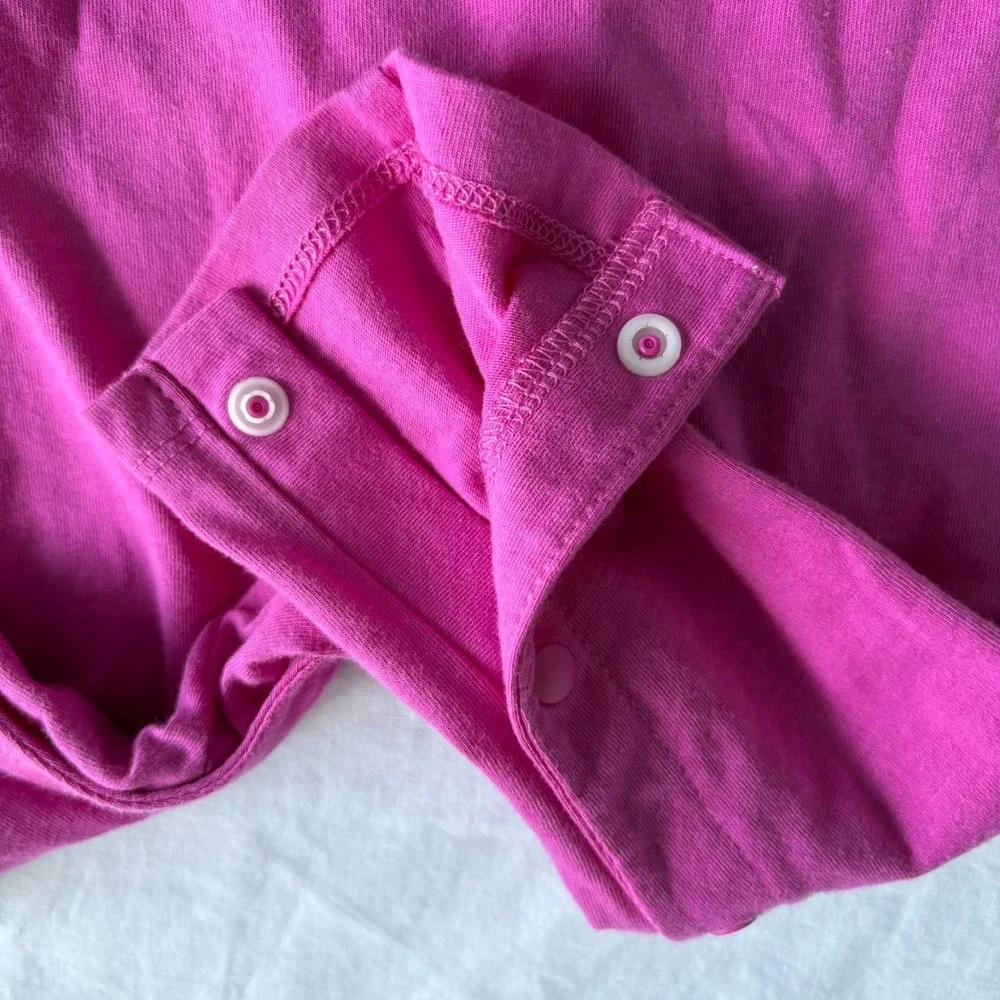 Nike Kids Active Fuchsia Pink Purple Long Sleeve Coverall Jumpsuit Size‎ 12 M